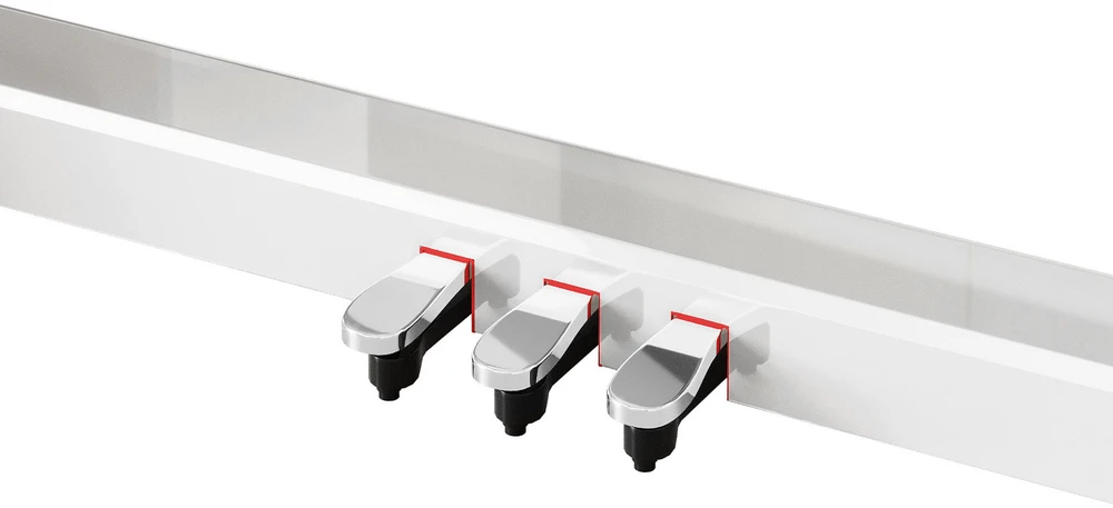 Kruger & Matz Pianino KrugerMatz KMDP-135 skaitmeninis pianinas, blizgiai baltas