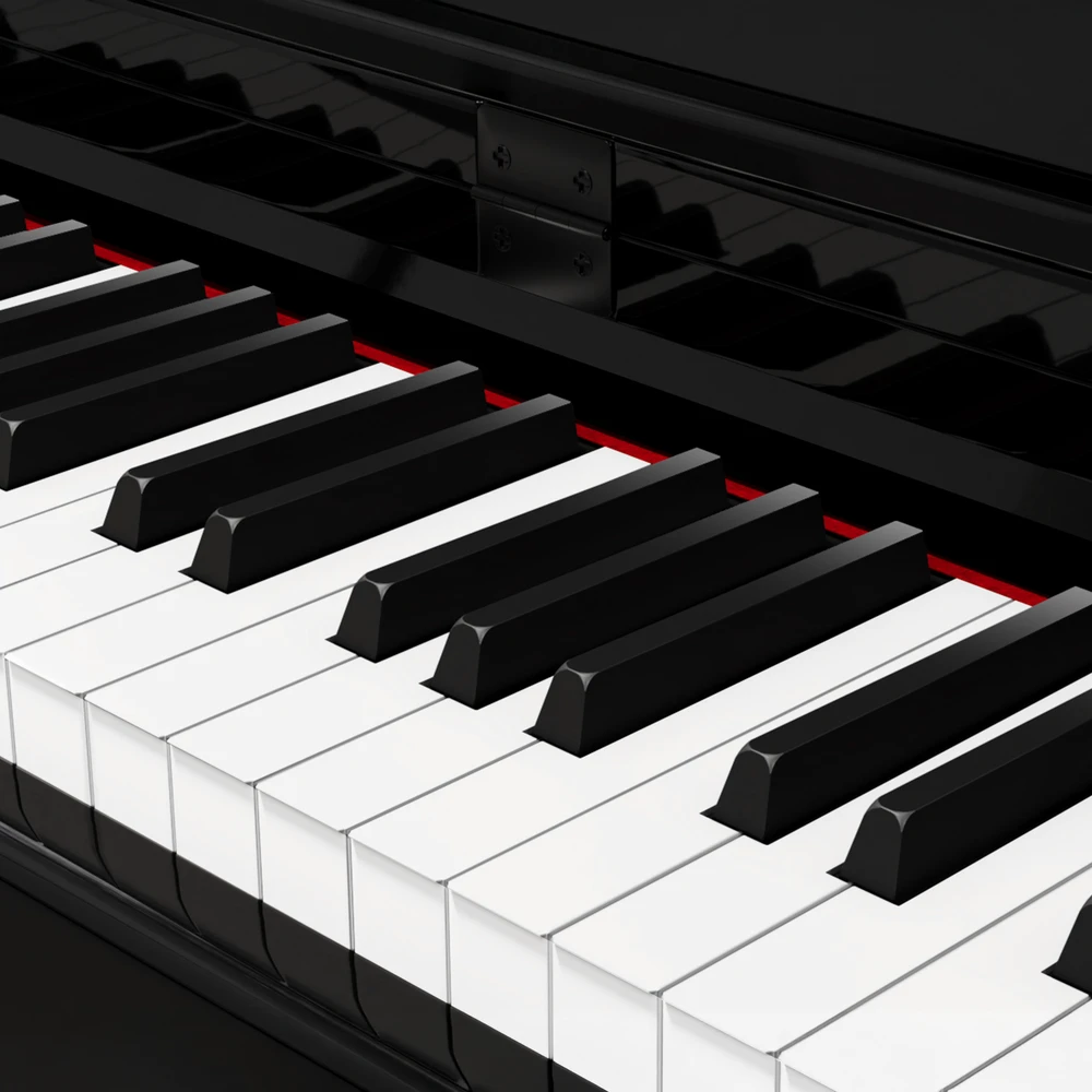Kruger & Matz Pianino KrugerMatz KMDP-135 skaitmeninis pianinas, blizgiai juodas