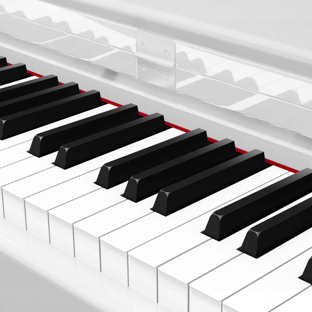 Kruger & Matz Pianino KrugerMatz KMDP-135 skaitmeninis pianinas, blizgiai baltas