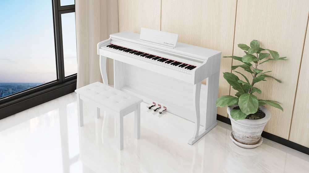 Kruger & Matz Pianino KrugerMatz KMDP-155 skaitmeninis pianinas, baltas