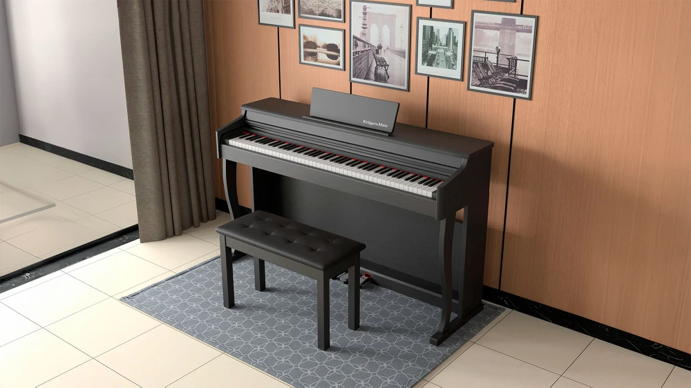 Kruger & Matz KMDP-155 skaitmeninis pianinas, juodas
