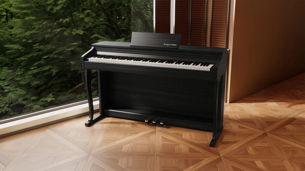 Kruger & Matz KMDP-155 skaitmeninis pianinas, juodas