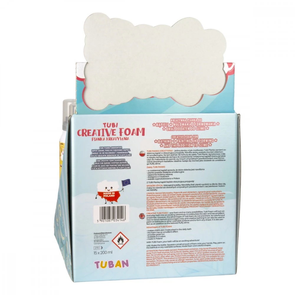 Tuban Tubi Foam - Visas ekranas - Mišinys - 15 vnt ( TU3414 )