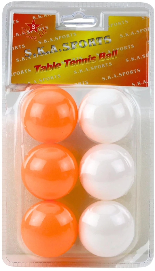 Lean Toys Stalo teniso kamuoliukai 6 vnt.