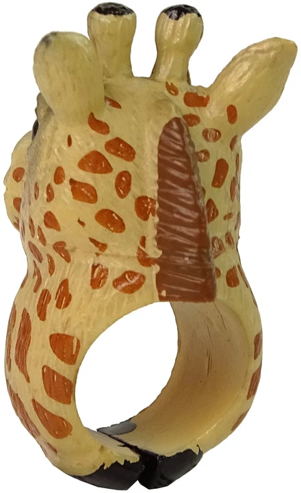Lean Toys Žiedas su žirafa vaikams, 5,5 cm