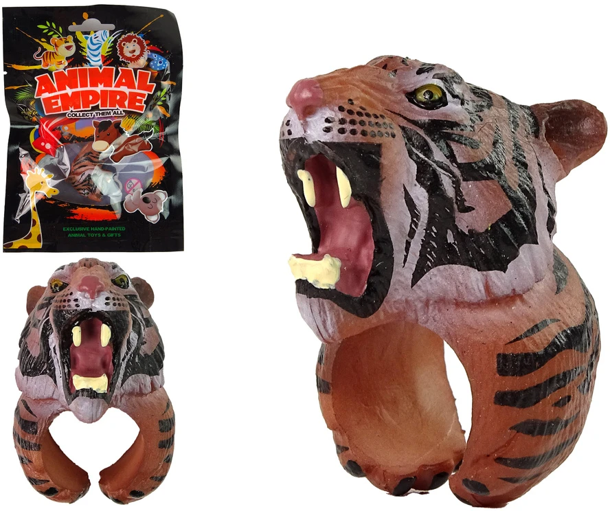 Žiedas su Bengalijos tigru vaikams, Lean Toys