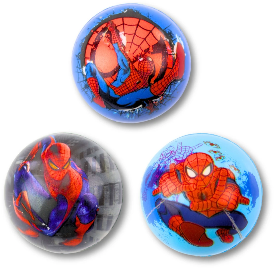 Lean Toys Putplasčio kamuoliukas su superherojų motyvu 6,5 cm