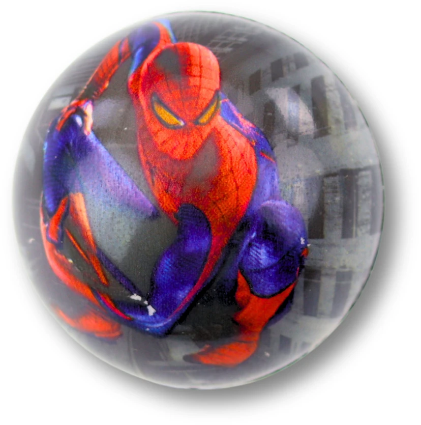 Lean Toys Putplasčio kamuoliukas su superherojų motyvu 6,5 cm