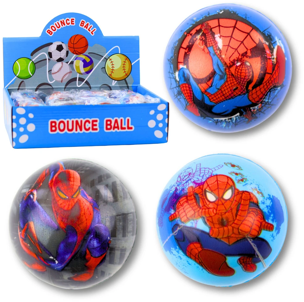 Lean Toys Putplasčio kamuoliukas su superherojų motyvu 6,5 cm