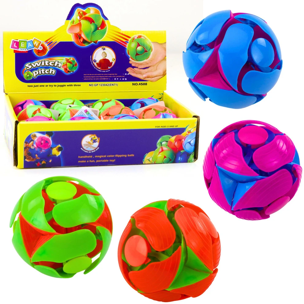 Lean Toys Kamuolys keičiantis spalvą 6 cm