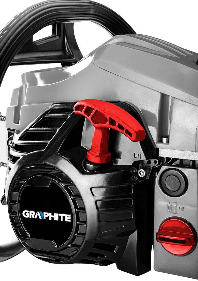 Graphite benzininis grandininis pjūklas 58G953, 2kW (2,7KM), 16" (400 mm)