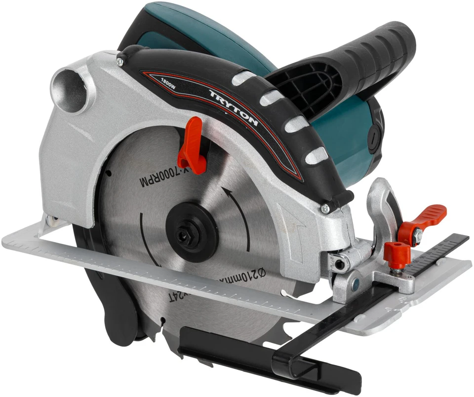 Tryton pjūklas Diskinis pjūklas 1800 W, 210 mm, 5300 aps./min.