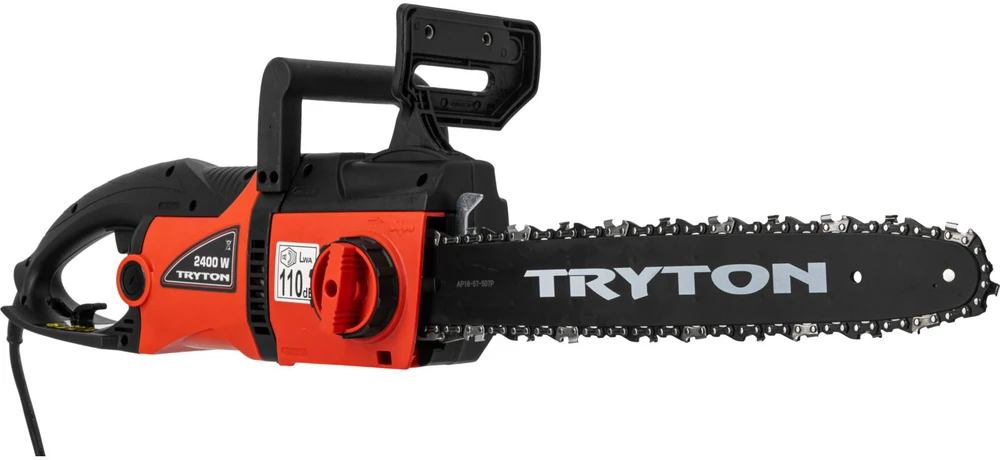 Tryton pjūklas Grandininis pjūklas. 2400 W, 40 cm pjovimo juosta, įtempiklis be įrankių.