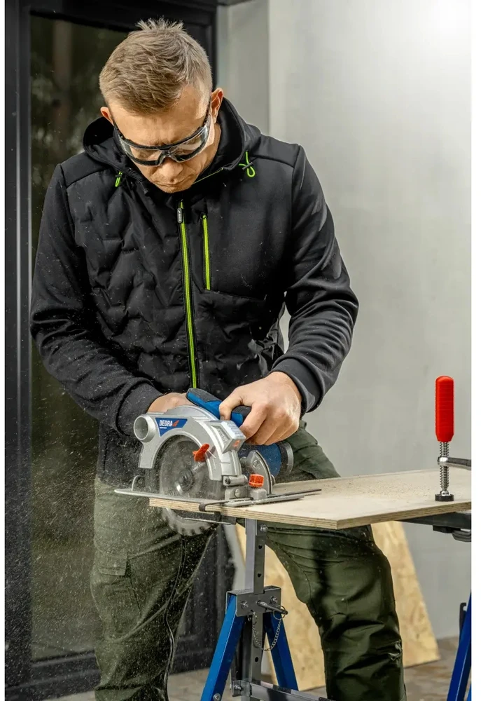 Dedra pjūklas Rankinis pjūklas 1500 W 185 mm lazeris