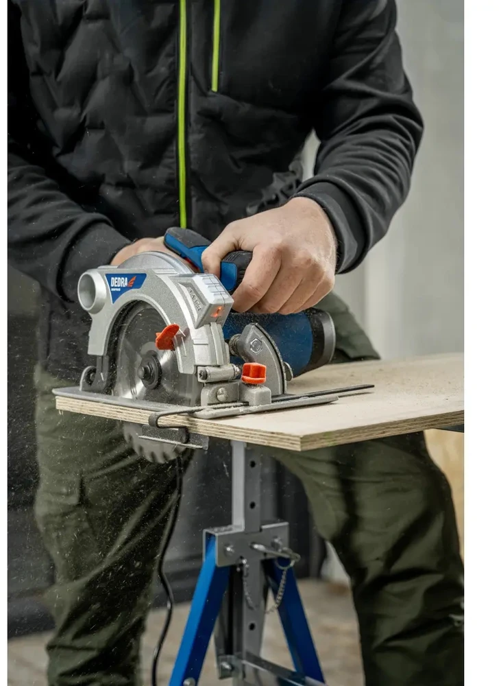 Dedra pjūklas Rankinis pjūklas 1500 W 185 mm lazeris