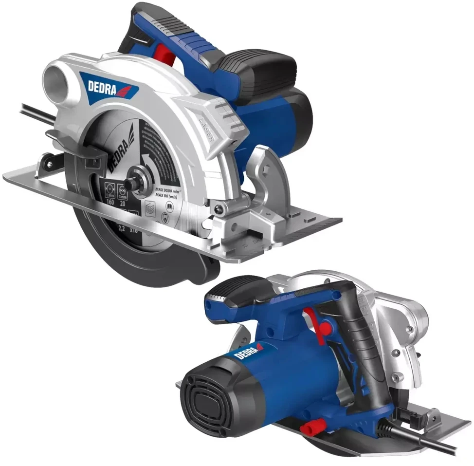 Dedra pjūklas Rankinis pjūklas 1500 W 185 mm lazeris