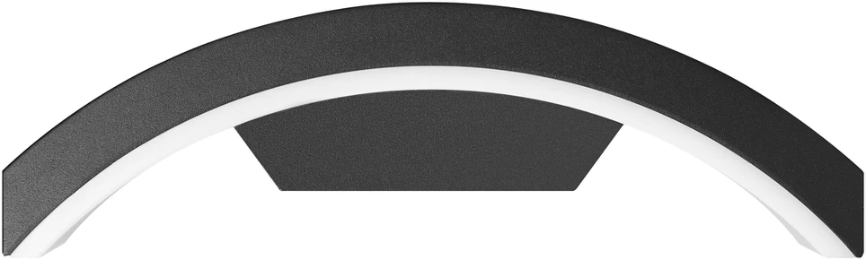 Lubinis šviestuvas Orno PILEA LED 9W, sodo šviestuvas, 700lm, IP54, 4000K, juodas