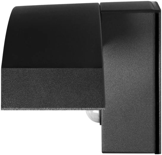 Lubinis šviestuvas Orno PILEA LED 9W, sodo šviestuvas su PIR jutikliu, 700lm, IP54, 4000K, juodas