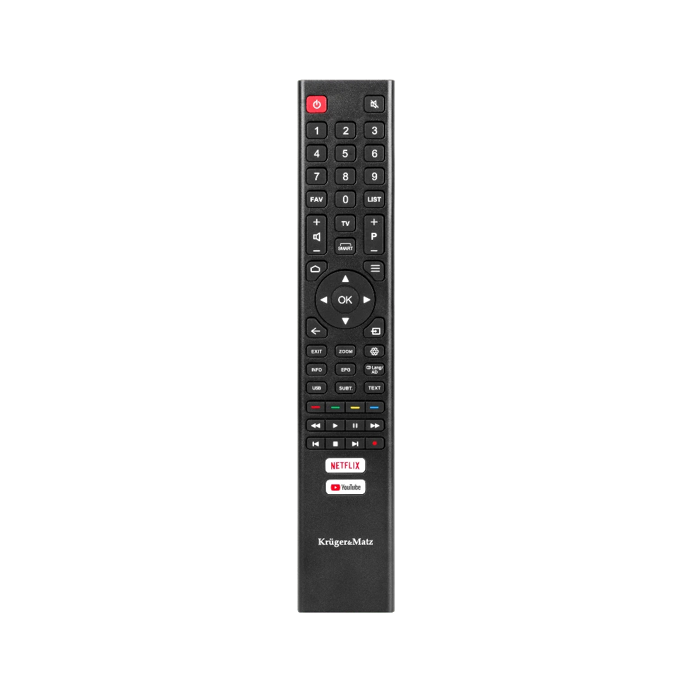 Kruger & Matz TV nuotolinio valdymo pultas - S6 modeliai