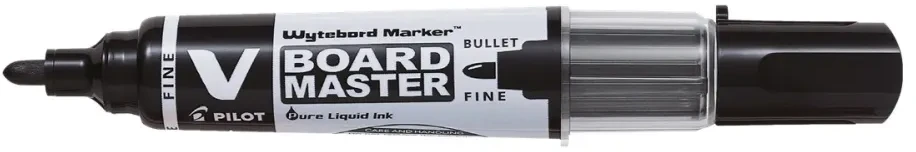 Pilot Pen Žymeklių baltai lentai rinkinys Pilot V Board Master, apvaliu galiuku, 5 spalvos