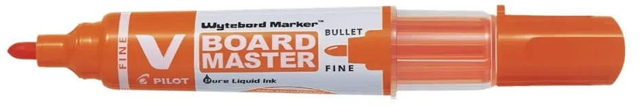Pilot Pen Žymeklių baltai lentai rinkinys Pilot V Board Master, apvaliu galiuku, 5 spalvos