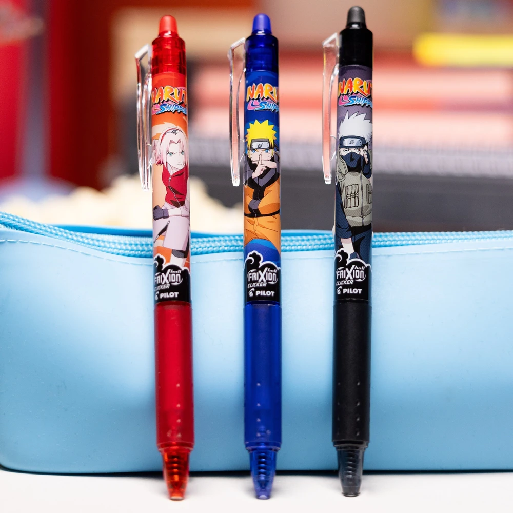 Pilot Pen Geliniai rašikliai, Pilot Frixion Clicker, 0,7mm, su trintuku, 3 spalvų