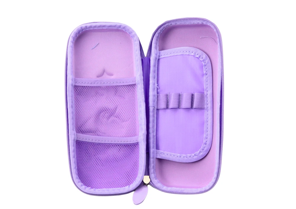 Piórnik Vienaragio pieštukinė 3D, sulankstoma, violetinė, 23x10x5 cm
