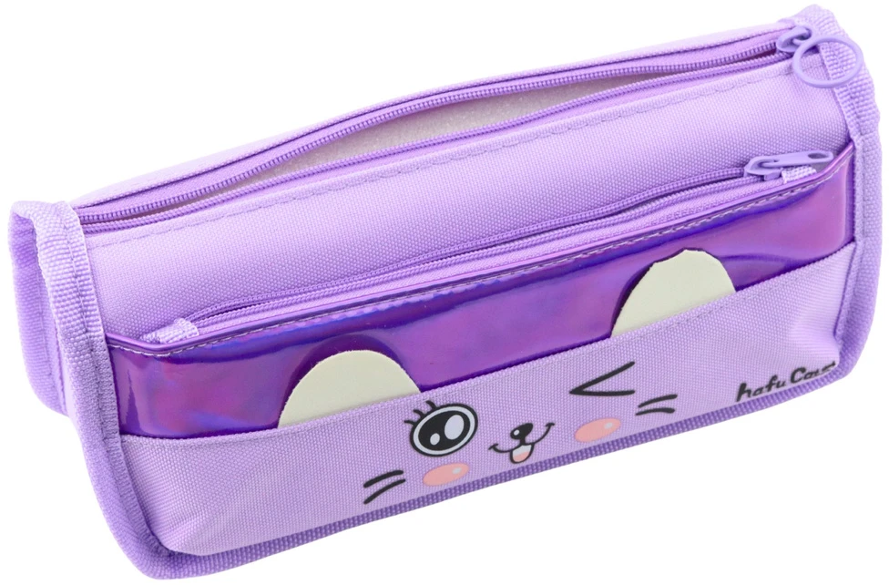 Lean Penalas su katės motyvu, 22 cm, violetinis