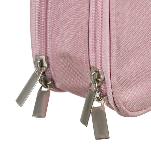 Double extendable pencil case - pink Maaleo 24517
