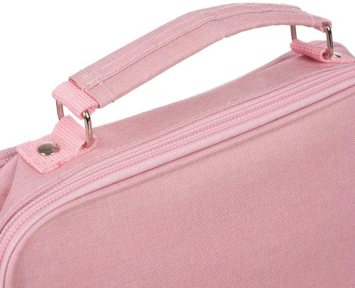 Double extendable pencil case - pink Maaleo 24517
