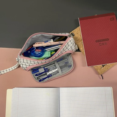 Double extendable pencil case Maaleo 24509