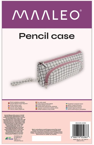 Double extendable pencil case Maaleo 24509