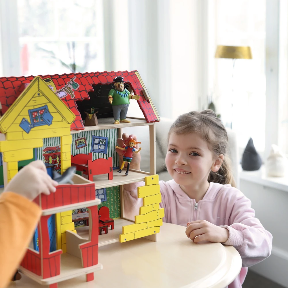 Pippi Langstrump Pippi Langstrømpe – „Pippi's Villa Villekulla Dollhouse“ (18103 m.)