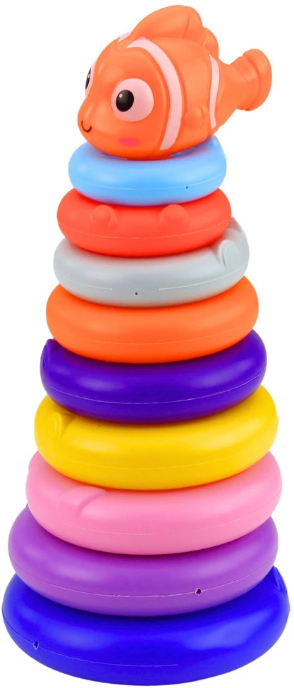 Dėlionė Lean Toys Piramidė 29 cm 10 vnt.