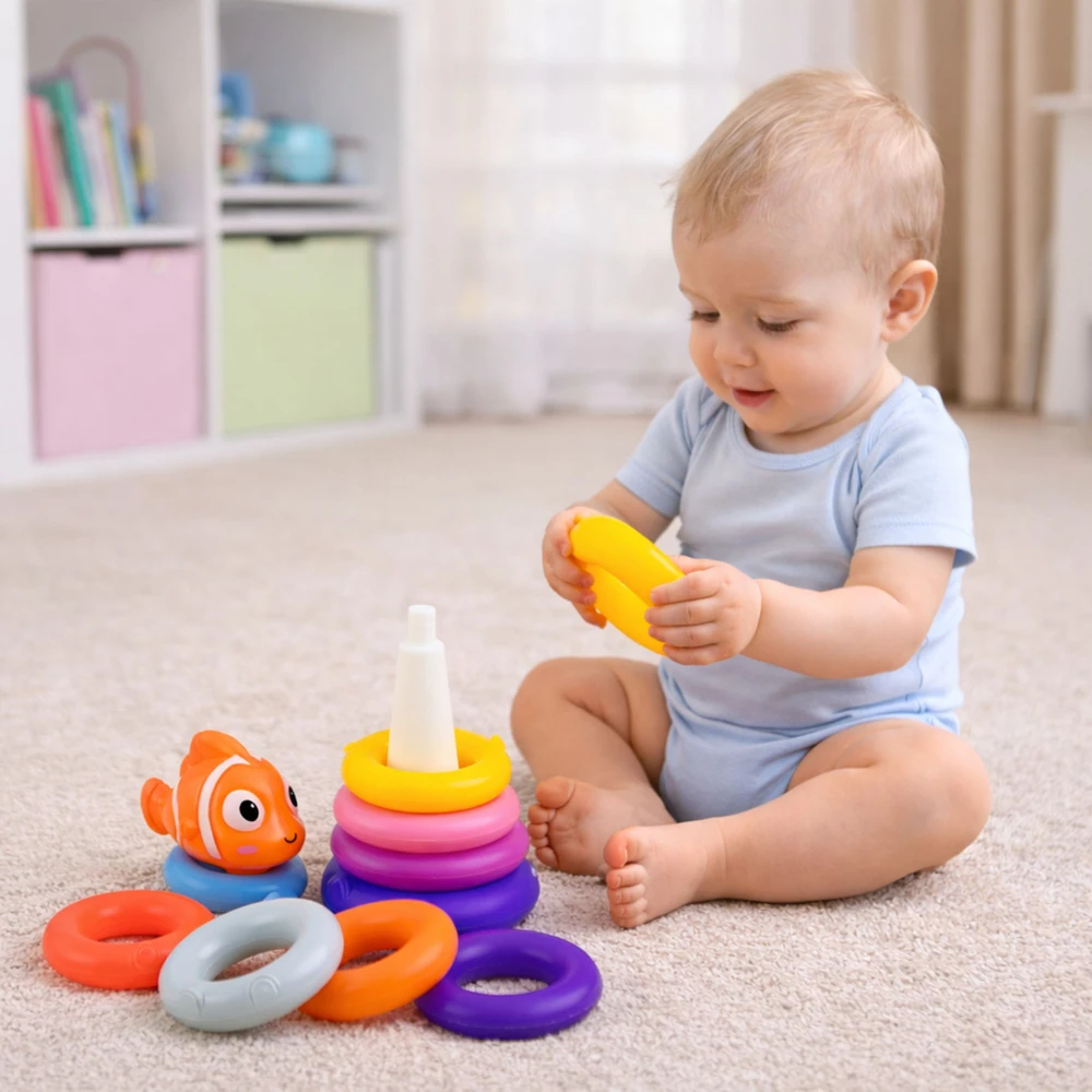 Dėlionė Lean Toys Piramidė 29 cm 10 vnt.