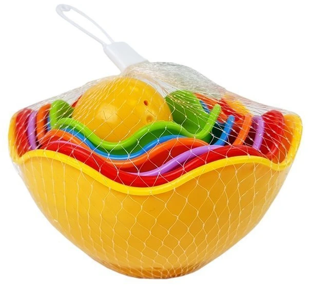 Piramidka Spalvinga piramidė vaikams Lean Toys