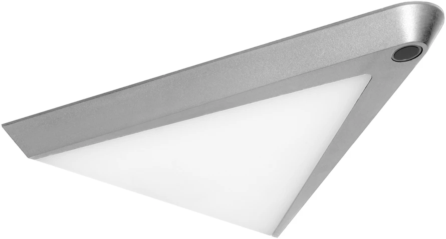 Orno PIRAMIS LED po spintele montuojamas šviestuvas 3,5 W, 200 lm, 4000 K, su bekontakčiu jungikliu, pilkas