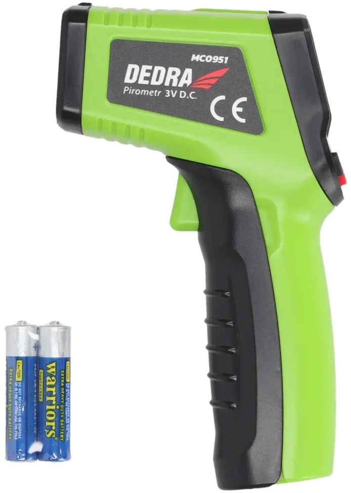 Dedra Nekontaktinis pirometras lazerinis termometras 50C iki 600C