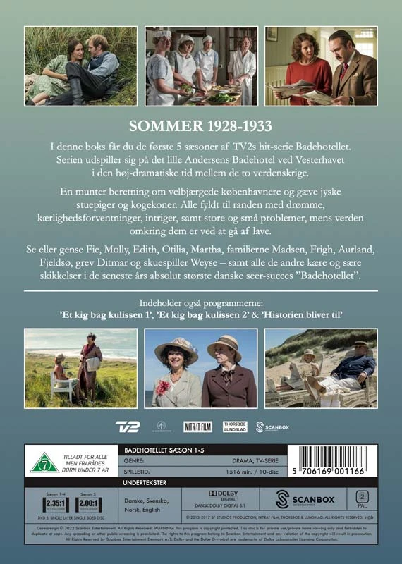 Pirtis. 1–5 sezonai – DVD, 10 diskų, 1928–1932 m.