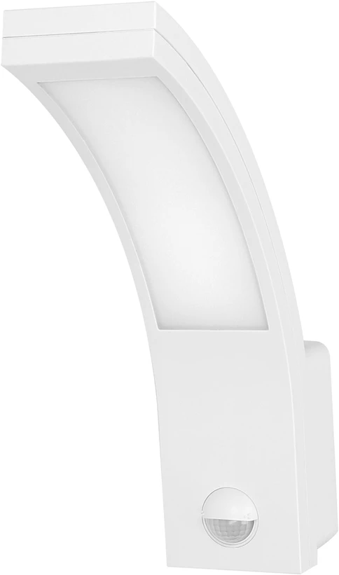 Sieninis šviestuvas Orno Piryt PYRYT LED 10W, sodo šviestuvas su judesio jutikliu 140°, 800lm, IP54, 4000K, baltas