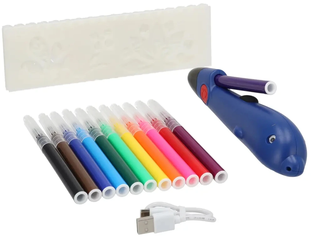 Dedra Pisak Grafiti rašiklis su žymekliais, belaidis USB