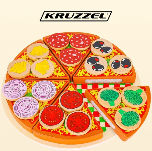 Kruzzel Medinė pica - rinkinys