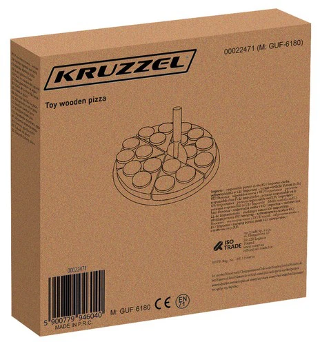 Kruzzel Medinė pica - rinkinys