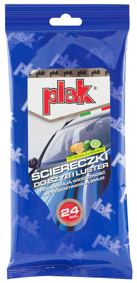 Parys PLAK servetėlės stiklams, 24 vnt., citrinos kvapas