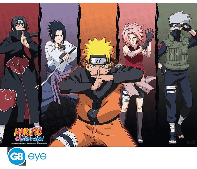 Plakatas Abysse NARUTO SHIPPUDEN - 2 Chibi plakatų rinkinys (52x38)