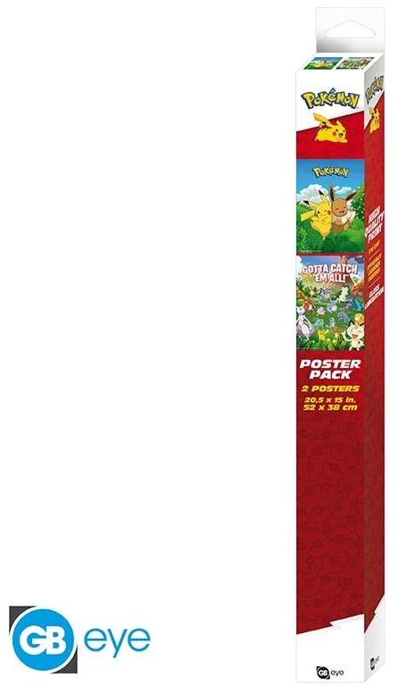 Plakatas Abysse POKEMON - 2 plakatų rinkinys - Aplinkos (52x38)