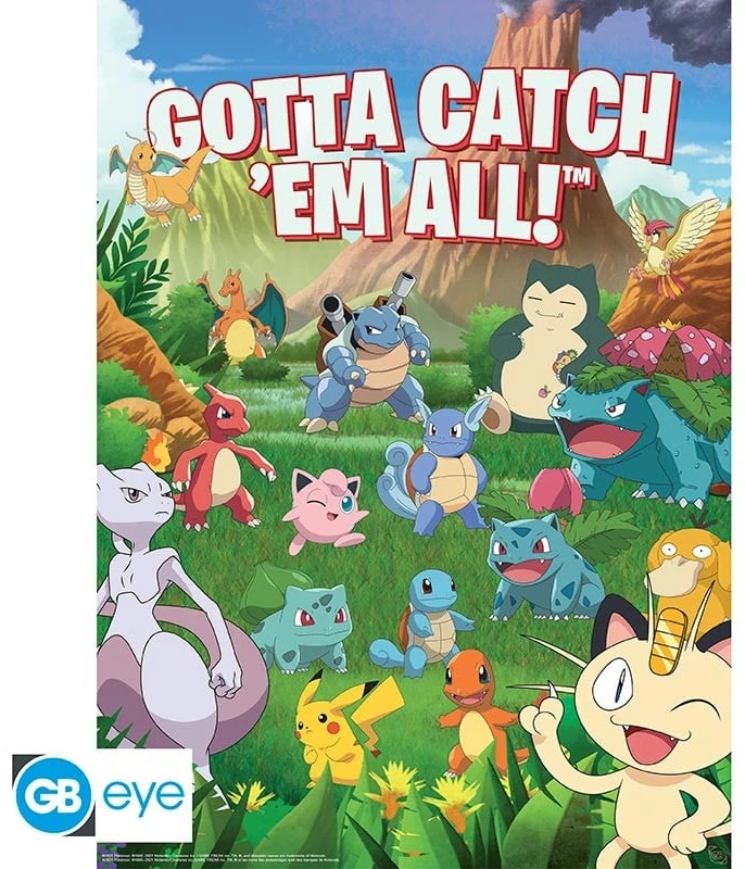 Plakatas Abysse POKEMON - 2 plakatų rinkinys - Aplinkos (52x38)