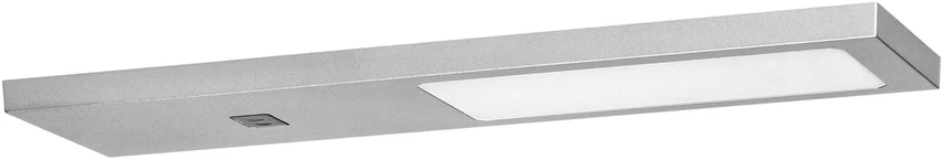 Orno PLANA 3 LED šviestuvų komplektas po spintele, 3x4W, 3x240lm, 4000K, su bekontakčiu jungikliu, pilkos spalvos