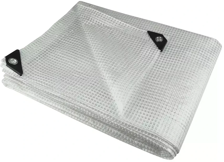 Dedra Plandeka Brezentas 100g/m² skaidrus, sutvirtintas