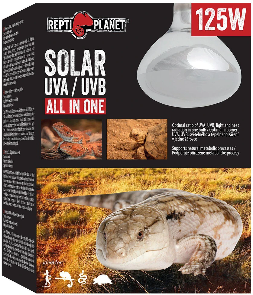 Repti Planet Planet Entertainment „Reptile Planet“ – saulės spindulių UVA ir UVB lempa – 125 W